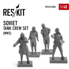 RSF48-0004 Soviet tank crew set (WW2)  1/48